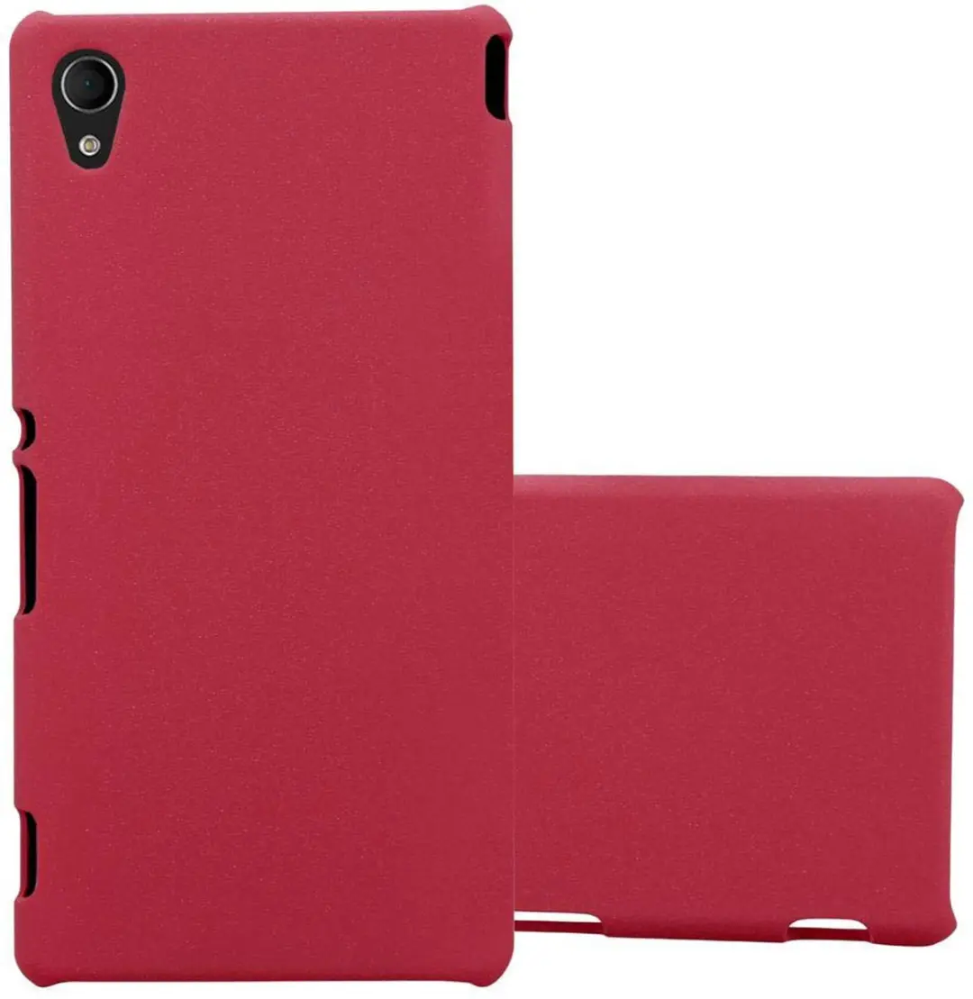 Cadorabo Hoesje geschikt voor Sony Xperia M4 AQUA in FROSTY ROOD