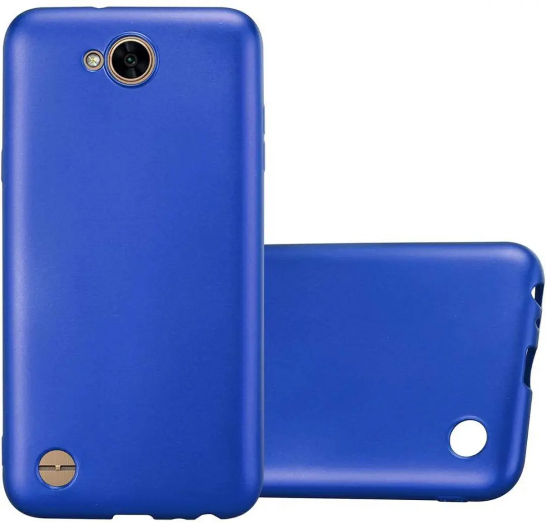 Cadorabo Hoesje geschikt voor LG X POWER 2 in METAAL BLAUW