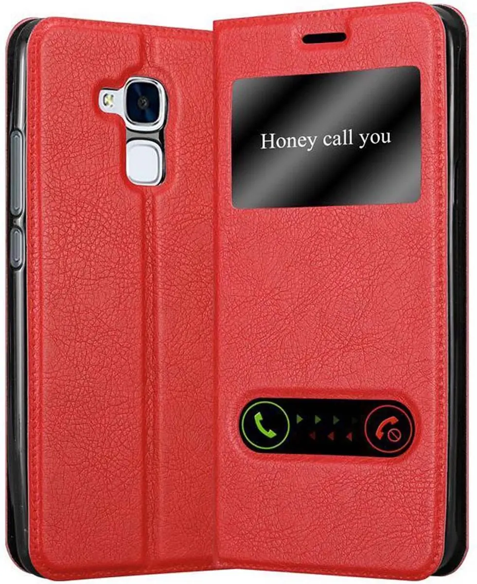 Cadorabo Hoesje geschikt voor Honor 5C in SAFRAN ROOD