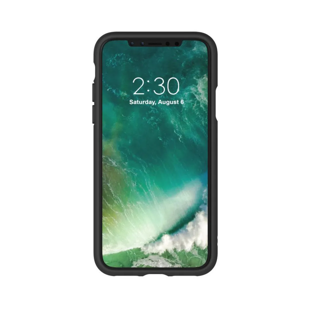 Adidas Moulded Case Suede iPhone X/XS - Zwart Wit - afbeelding 6 van 6