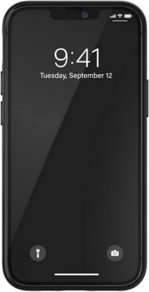 Adidas OR Trefoil Back Case iPhone 13 Mini - Zwart/Wit