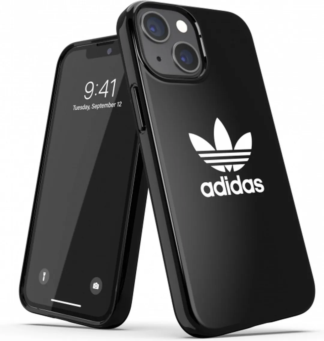 Adidas OR Trefoil Back Case iPhone 13 Mini - Zwart/Wit - afbeelding 6 van 6