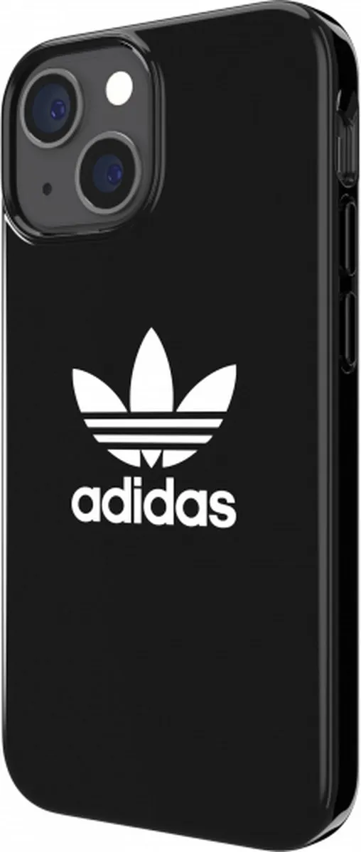 Adidas OR Trefoil Back Case iPhone 13 Mini - Zwart/Wit