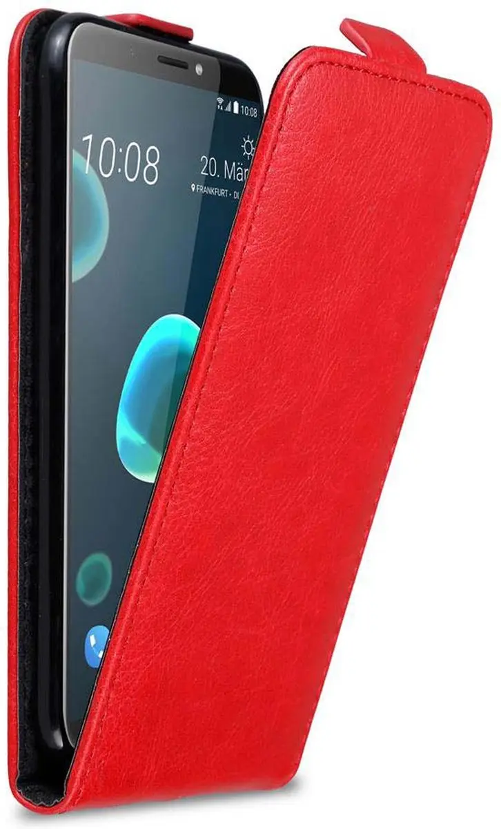 Cadorabo Hoesje geschikt voor HTC Desire 12 PLUS in APPEL ROOD