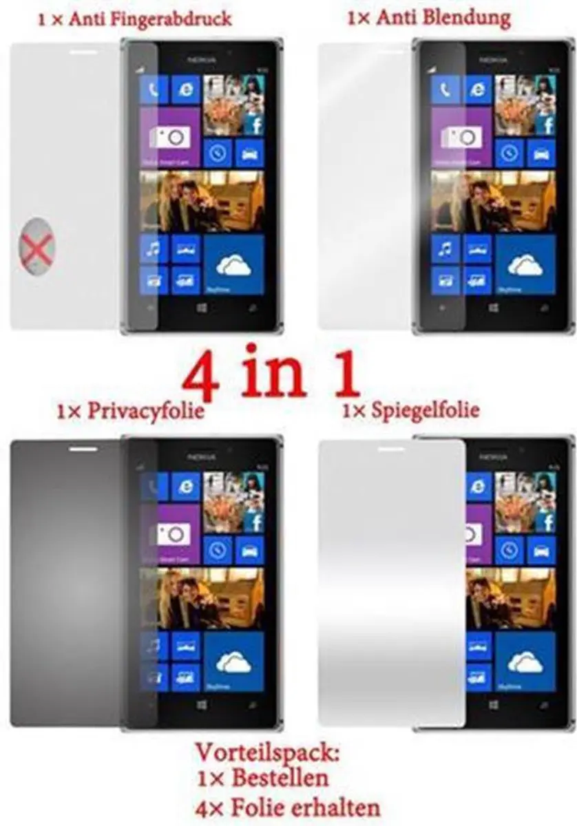 Cadorabo Schermbeschermers geschikt voor Nokia Lumia 925
