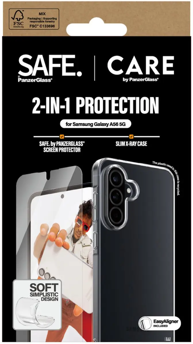 PanzerGlass CARE Hoesje + Screenprotector CRRCANUG38380
