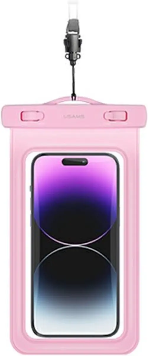 USAMS waterdicht telefoonhoesje voor telefoons tot 7 inch