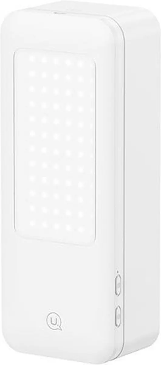 USAMS Multifunctionele telefoonhouder met LED-lamp wit/wit ZB26501 (US-ZB265)