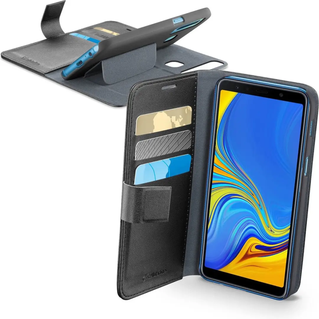 Samsung Galaxy A9 (2018), hoesje book agenda, zwart