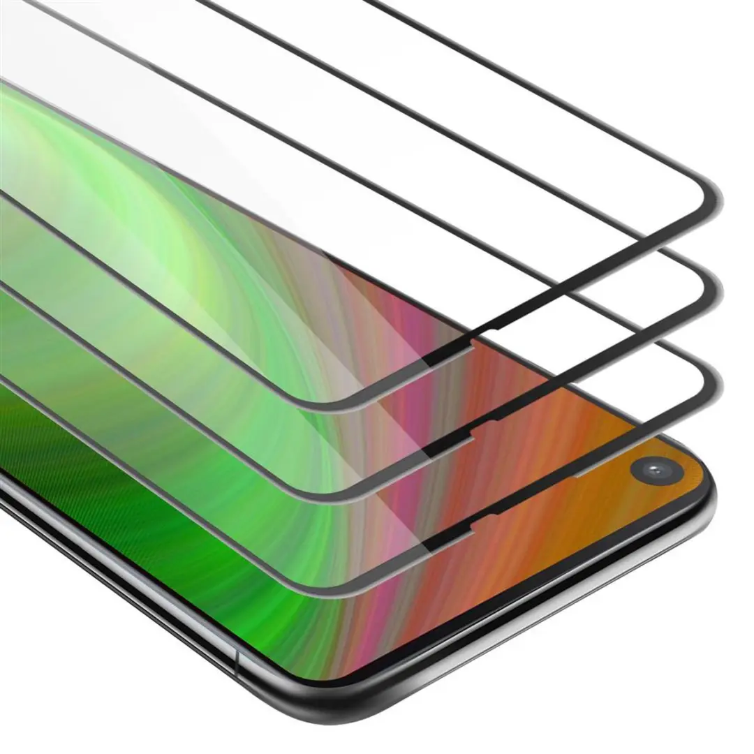 Cadorabo 3x Screenprotector geschikt voor Samsung Galaxy A9 PRO 2019 Volledig sc