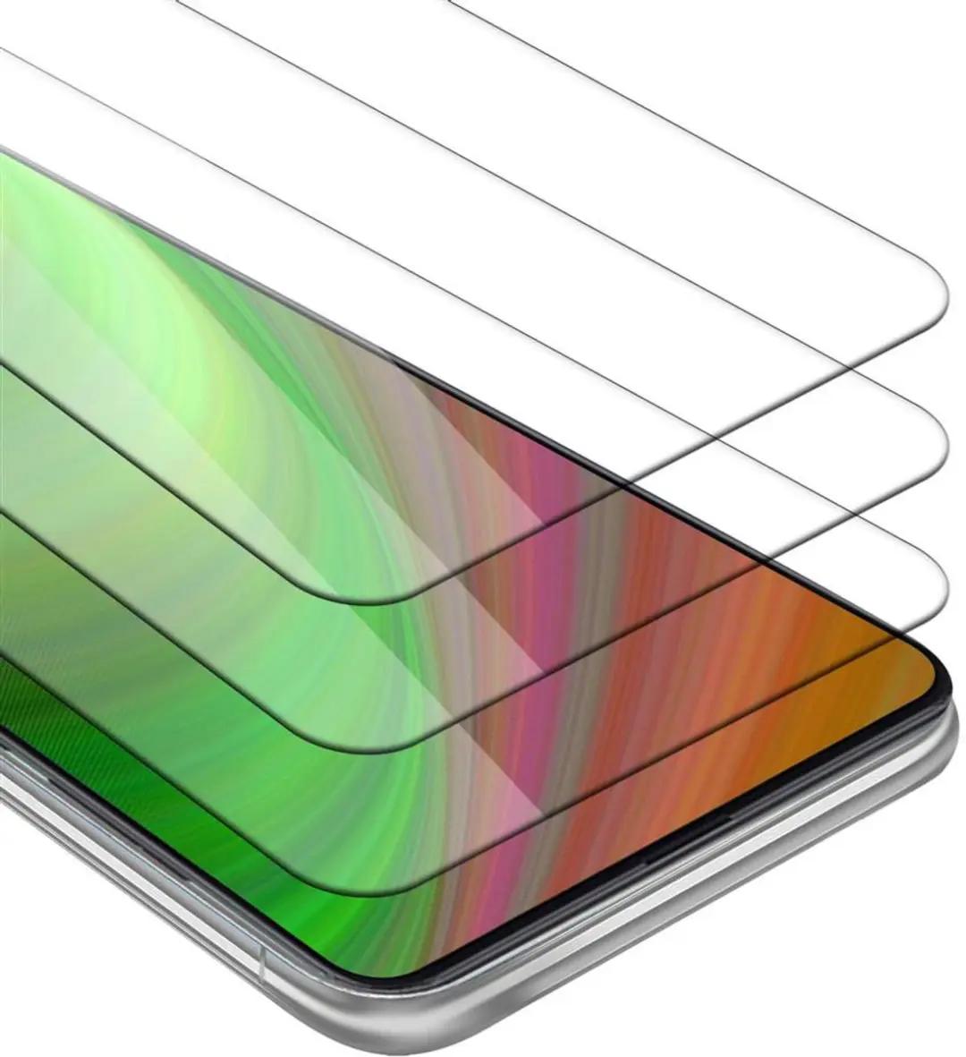 Cadorabo 3x Screenprotector geschikt voor Xiaomi Mi MIX 3