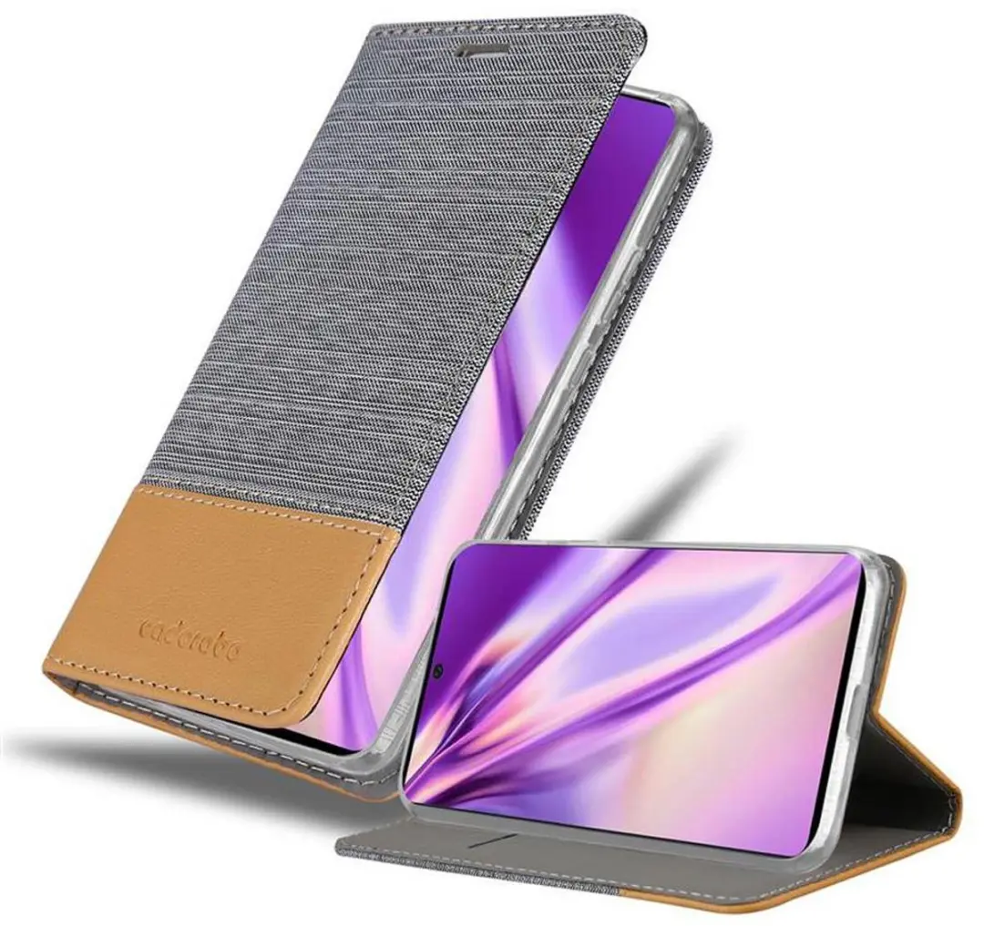 Cadorabo Hoesje geschikt voor Samsung Galaxy A71 5G in LICHTGRIJS BRUIN