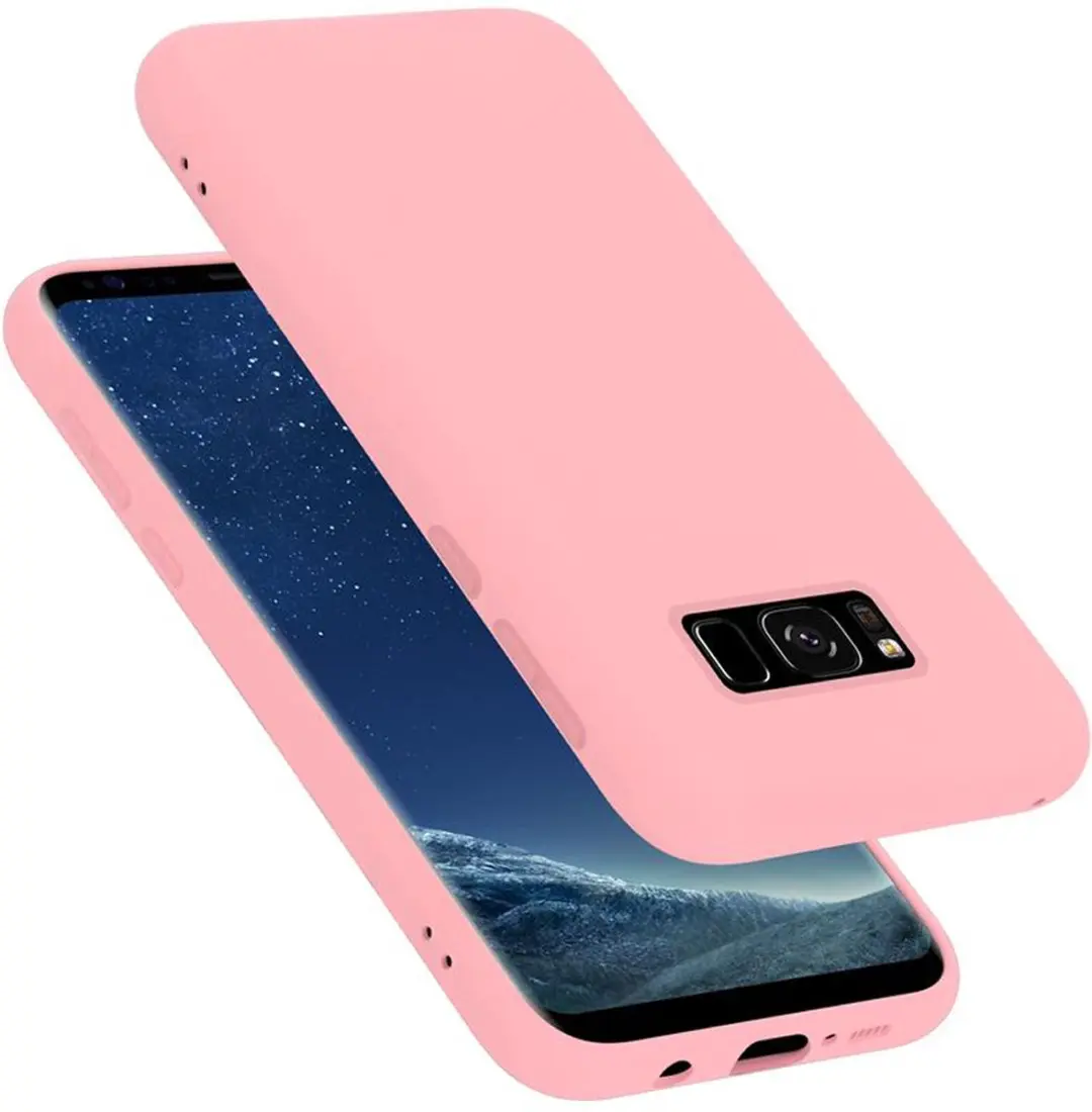 Cadorabo Hoesje geschikt voor Samsung Galaxy S8 PLUS in LIQUID ROZE