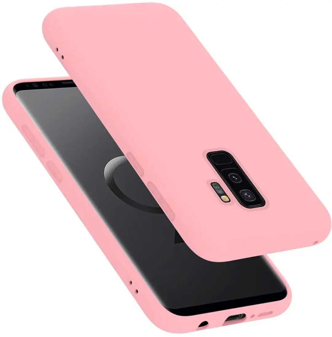 Cadorabo Hoesje geschikt voor Samsung Galaxy S9 PLUS in LIQUID ROZE