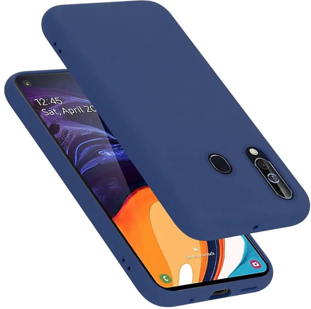 Cadorabo Hoesje geschikt voor Samsung Galaxy A60 / M40 in LIQUID BLAUW