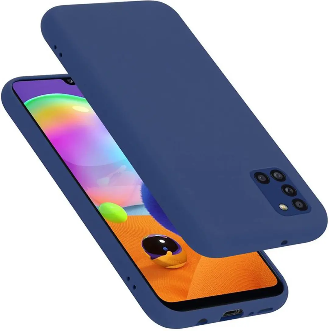Cadorabo Hoesje geschikt voor Samsung Galaxy A31 in LIQUID BLAUW