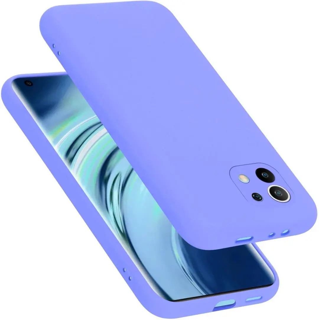 Cadorabo Hoesje geschikt voor Xiaomi Mi 11 5G in LIQUID LICHT PAARS