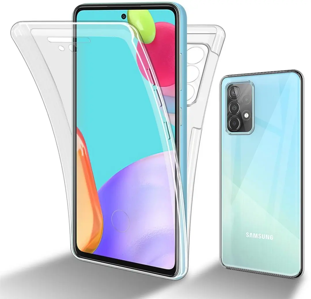 Cadorabo Hoesje geschikt voor Samsung Galaxy A52 (4G / 5G) / A52s in TRANSPARANT