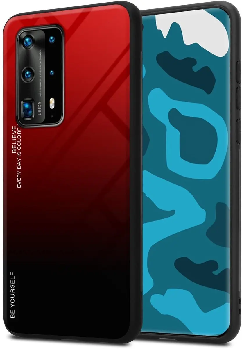 Cadorabo Hoesje geschikt voor Huawei P40 PRO / P40 PRO+ in ROOD