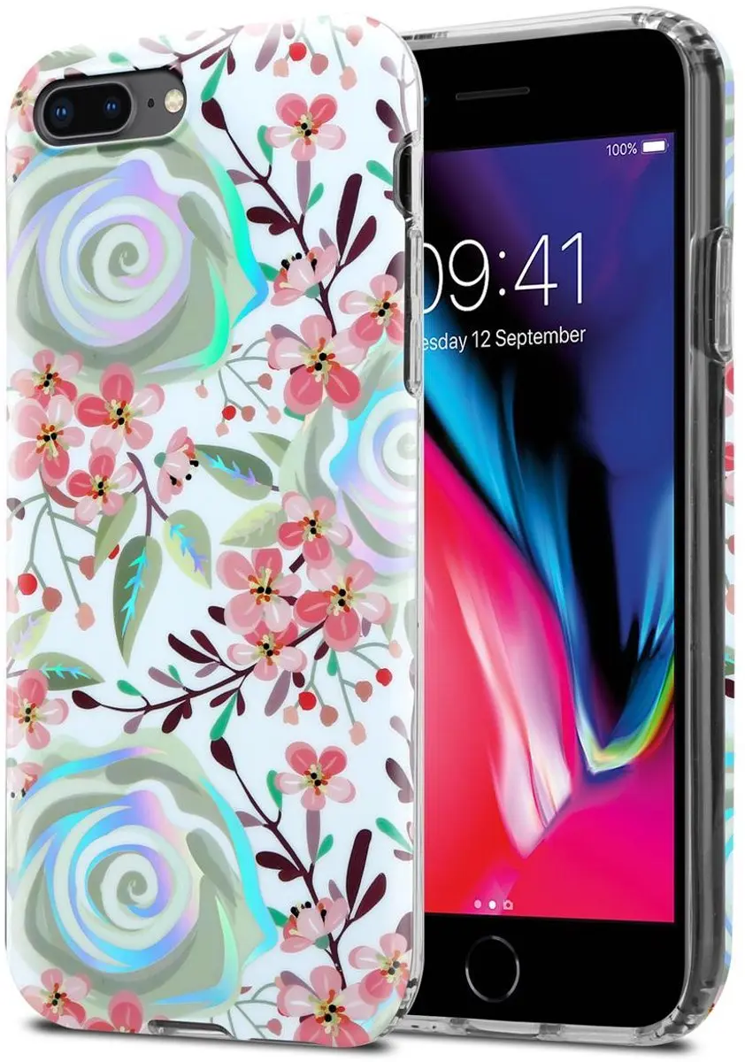 Cadorabo Hoesje geschikt voor Apple iPhone 7 PLUS / 7S PLUS / 8 PLUS in PERZIK B