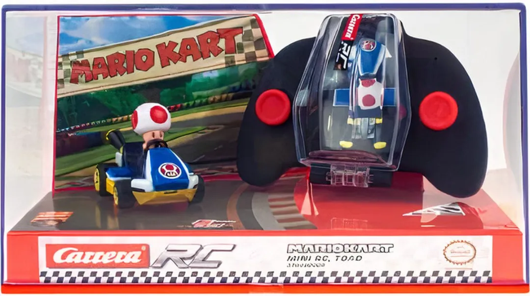 Carrera Mario Kart Mini RC Toad - 370430005 - afbeelding 6 van 6