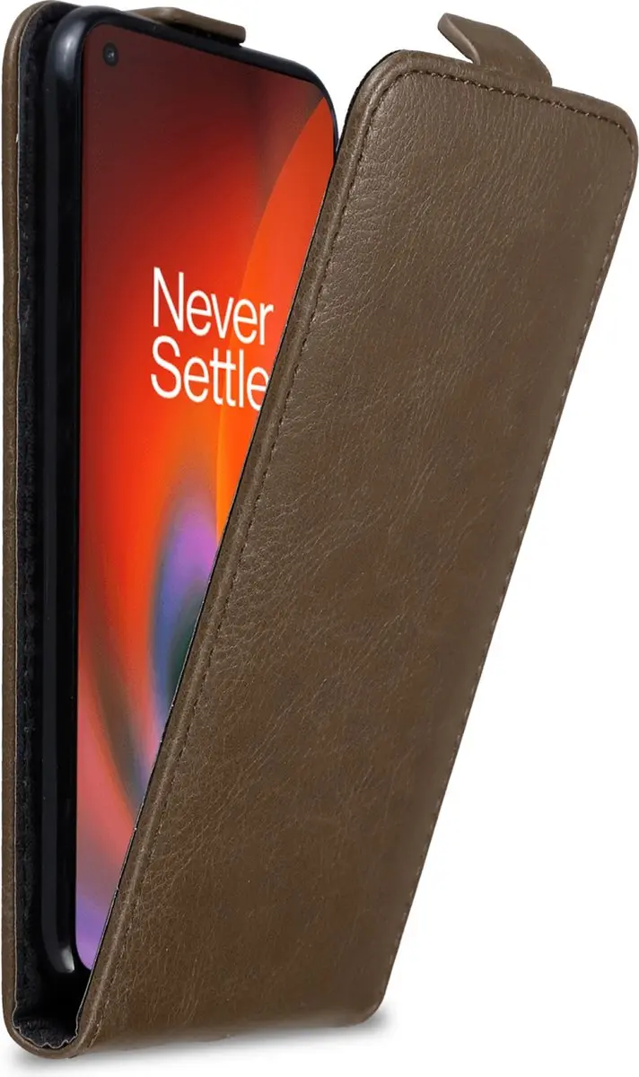 Cadorabo Hoesje geschikt voor OnePlus Nord 2 5G in KOFFIE BRUIN