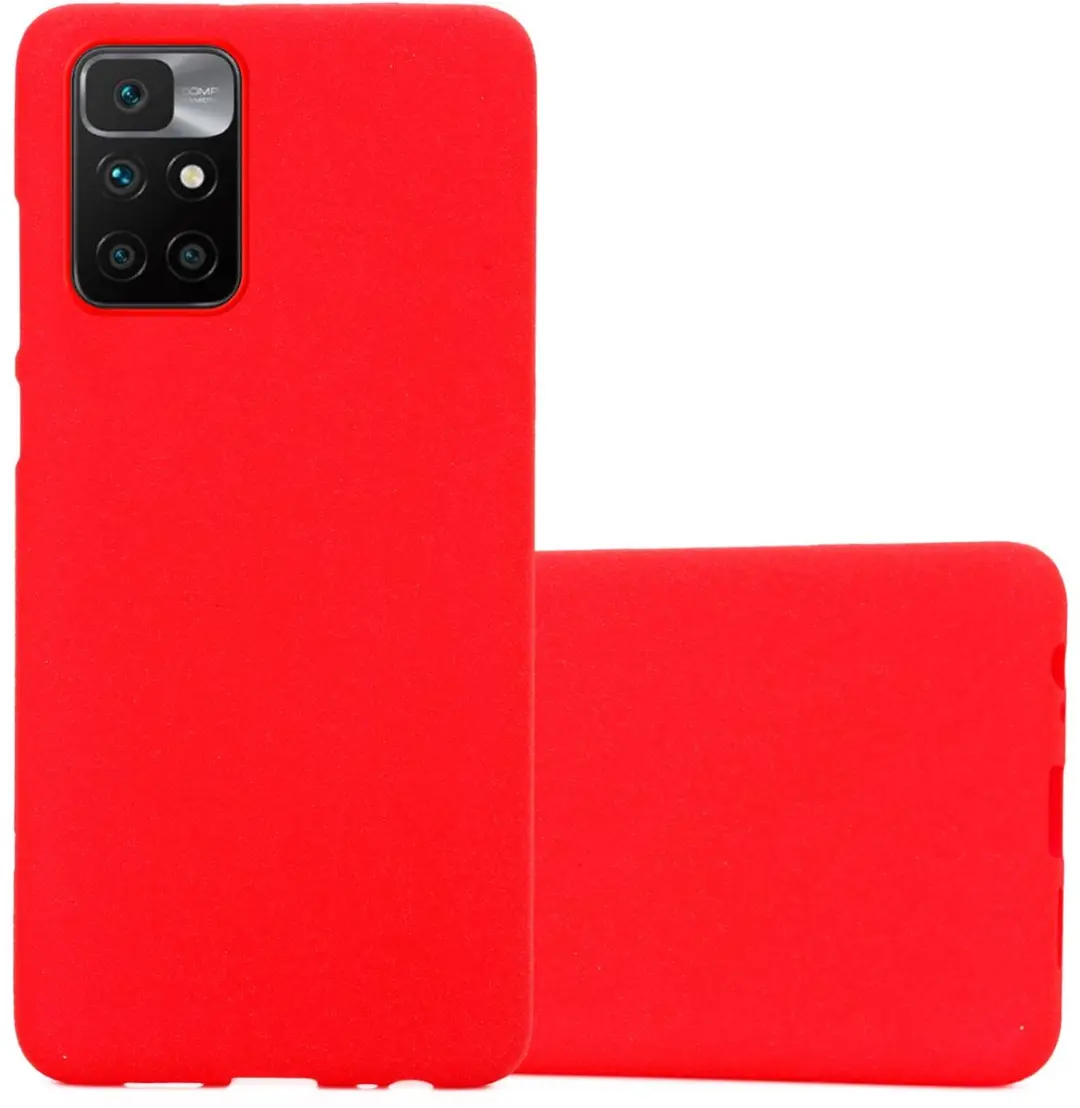 Cadorabo Hoesje geschikt voor Xiaomi RedMi 10 in FROST ROOD