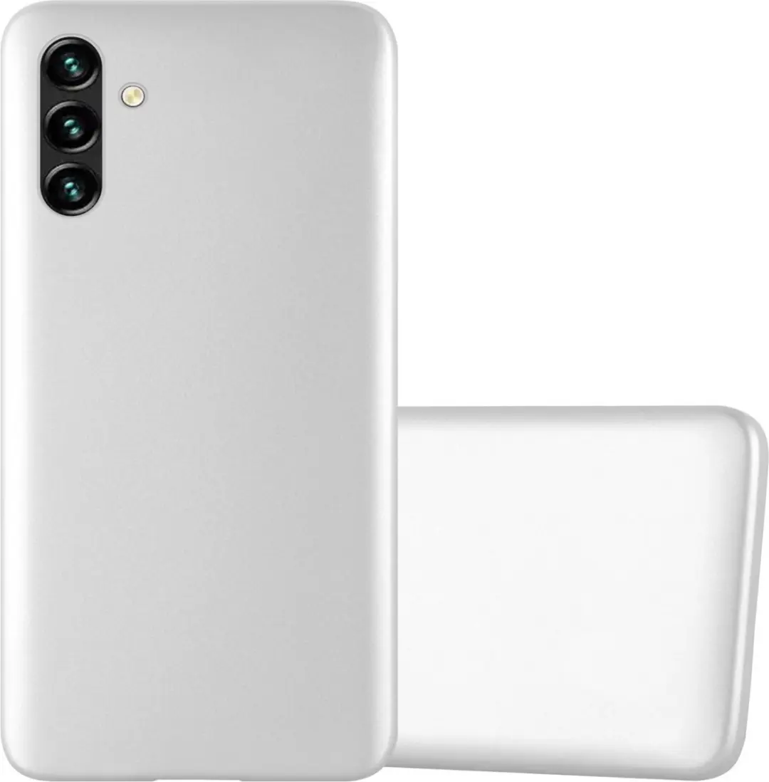 Cadorabo Hoesje geschikt voor Samsung Galaxy A13 5G in METALLIC ZILVER