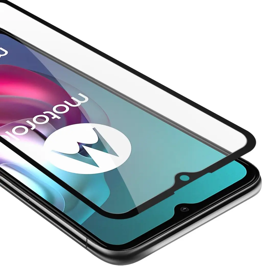 Cadorabo Screenprotector geschikt voor Motorola MOTO G10 / G30 Volledig scherm p