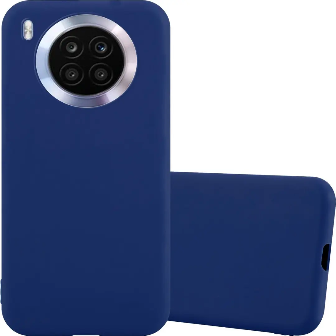 Cadorabo Hoesje geschikt voor Honor 50 LITE in CANDY DONKER BLAUW