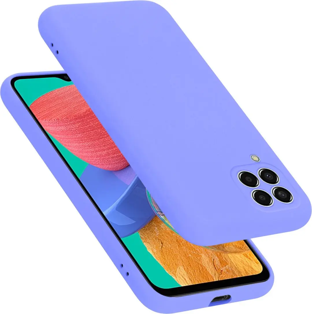 Cadorabo Hoesje geschikt voor Samsung Galaxy M33 5G in LIQUID LICHT PAARS
