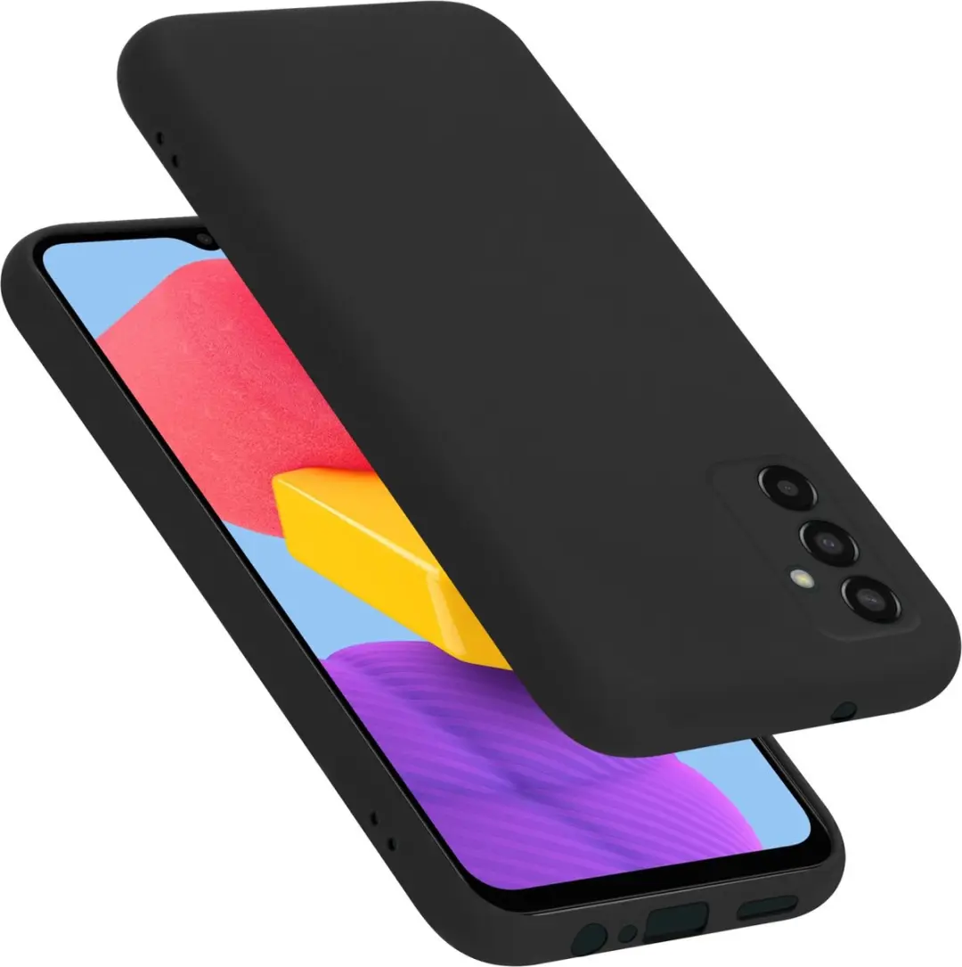 Cadorabo Hoesje geschikt voor Samsung Galaxy M13 4G in LIQUID ZWART