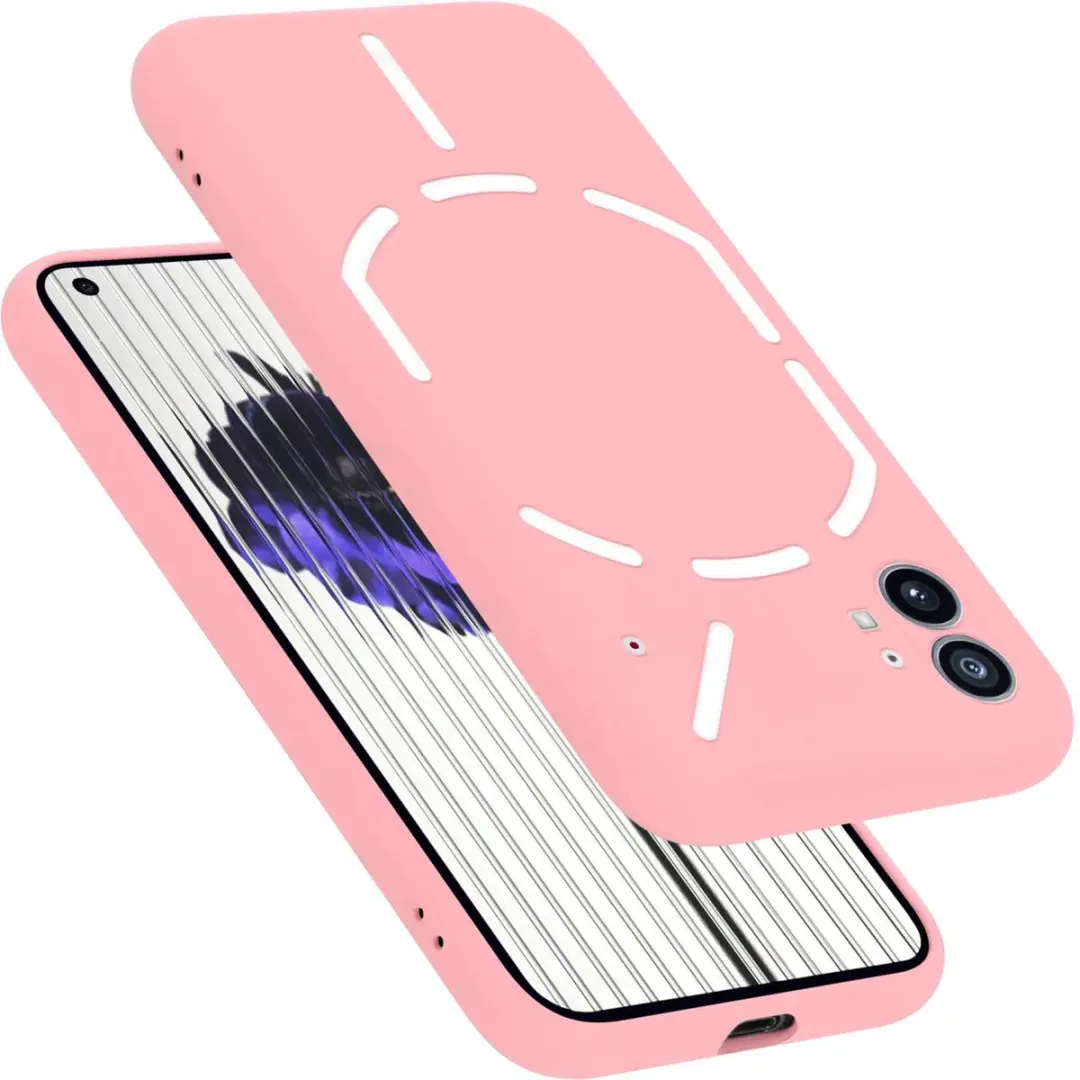 Cadorabo Hoesje geschikt voor Nothing Phone (1) in LIQUID ROZE