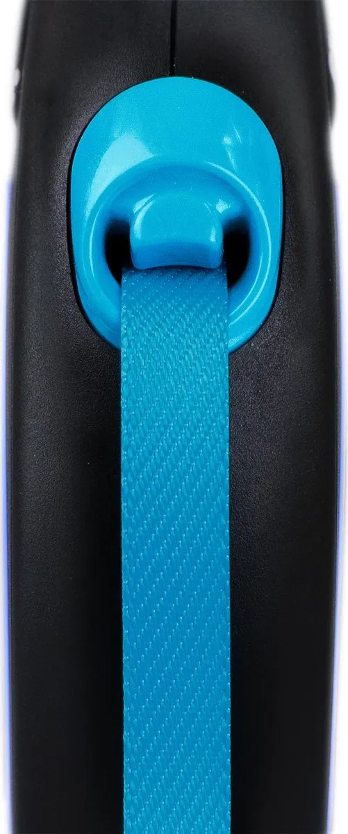 Flexi New Neon Hondenriem S 5m - Blauw - <15 kg