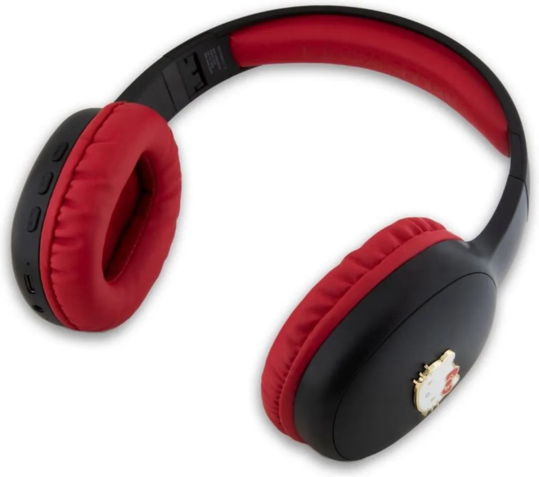 Hello Kitty HKBH Bluetooth Koptelefoon - Bicolor Zwart/Rood - afbeelding 2 van 4