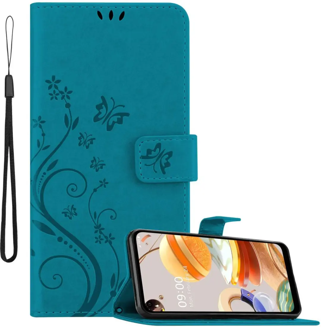 Cadorabo Hoesje geschikt voor LG K61 in Blauw