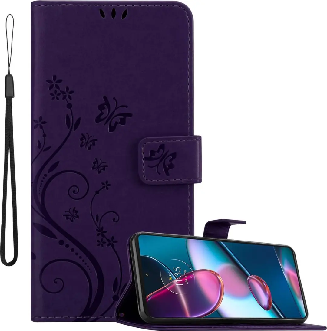 Cadorabo Hoesje geschikt voor Motorola EDGE+ in Paars