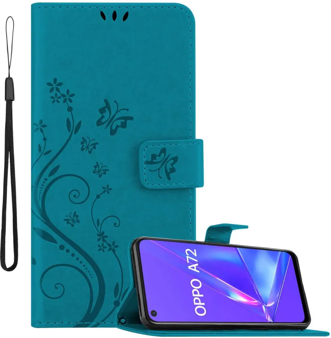 Cadorabo Hoesje geschikt voor Oppo A72 in Blauw