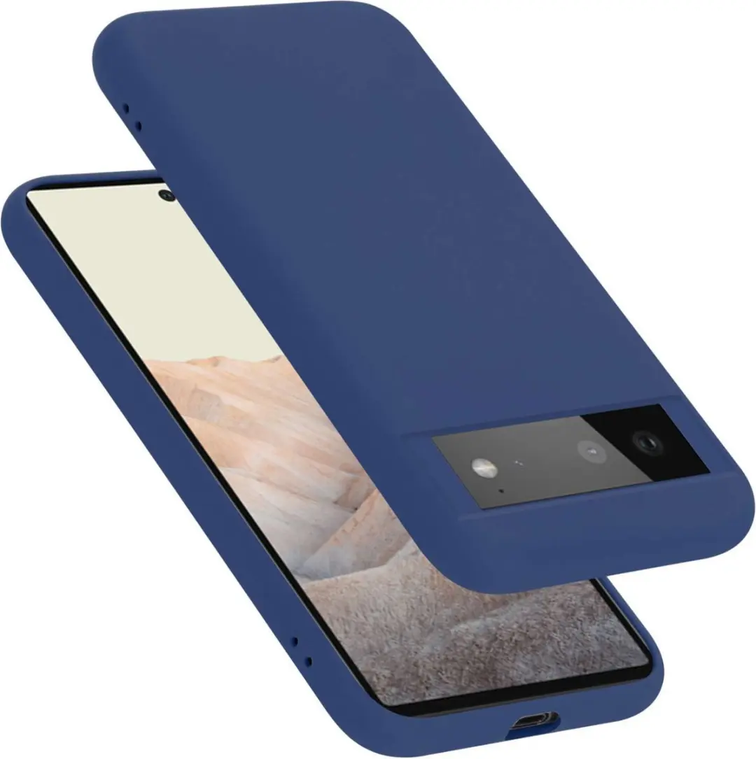 Cadorabo Hoesje geschikt voor Google PIXEL 6 in LIQUID BLAUW