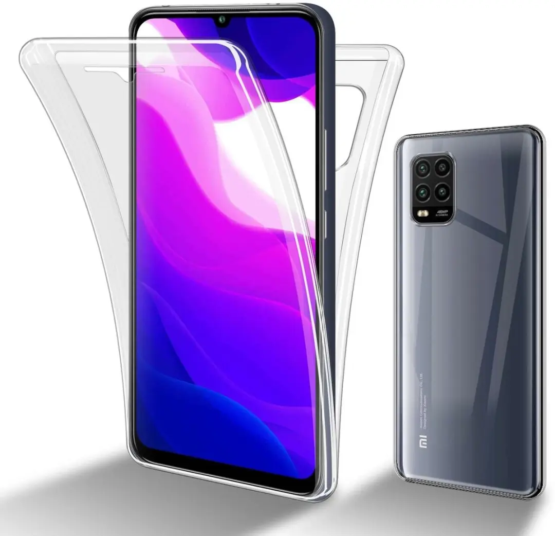 Cadorabo Hoesje geschikt voor Xiaomi Mi 10 LITE in TRANSPARANT