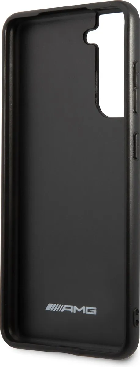 Mercedes AMG Carbon Effect Hoesje Samsung Galaxy S21 FE - Zwart