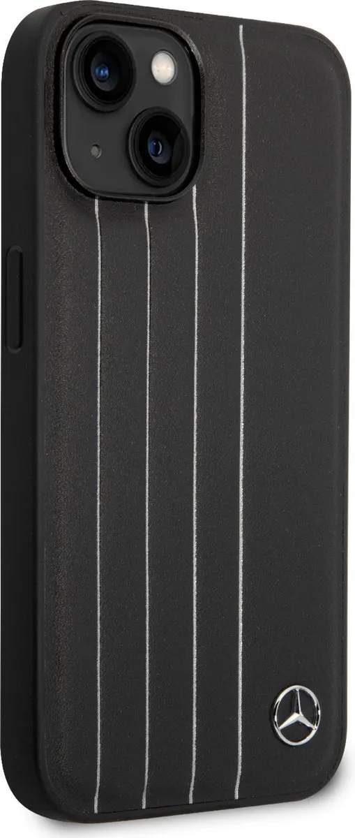 Mercedes-Benz Pu Leer iPhone 14 Telefoonhoesje - Zwart - MPN 3666339081508