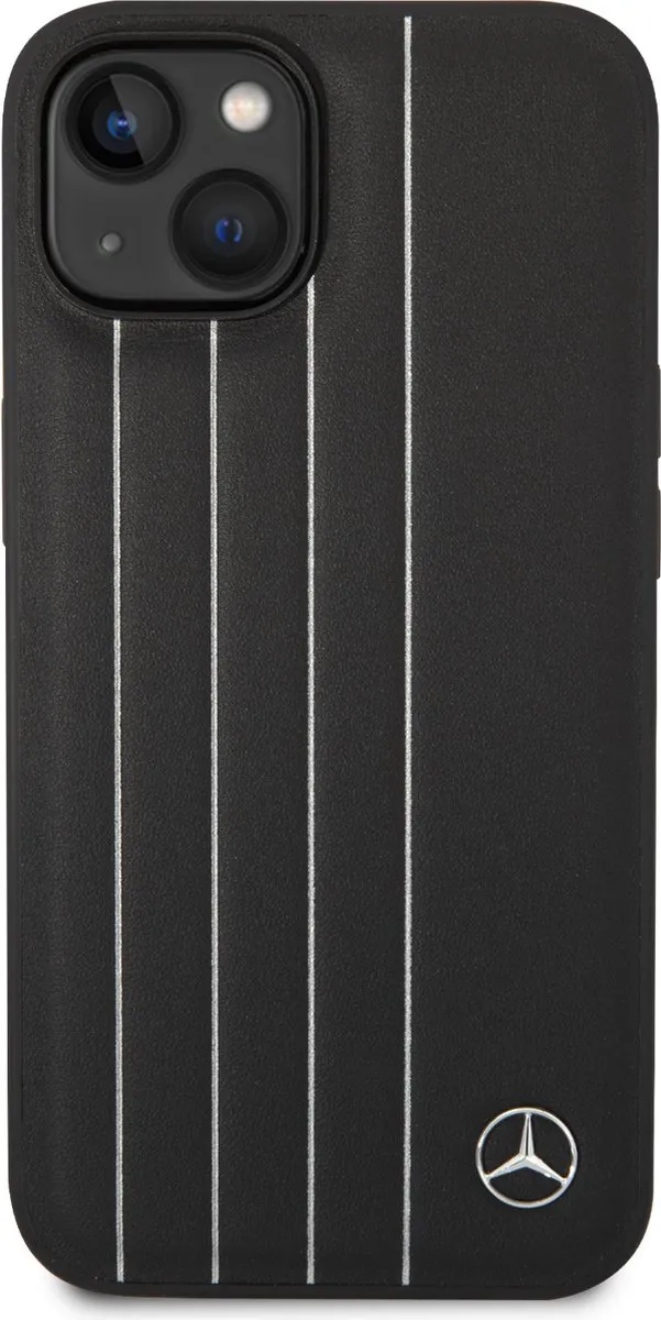 Mercedes-Benz Pu Leer iPhone 14 Telefoonhoesje - Zwart - MPN 3666339081508
