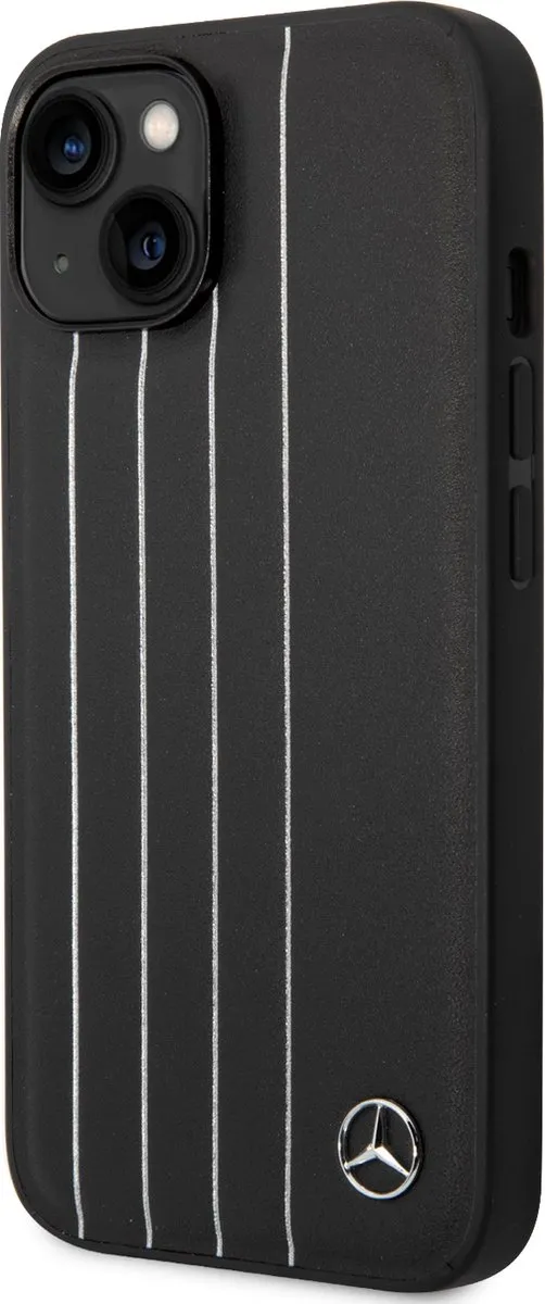 Mercedes-Benz Pu Leer iPhone 14 Telefoonhoesje - Zwart - MPN 3666339081508