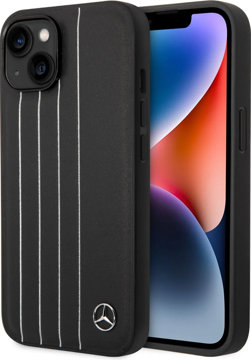 Mercedes-Benz Pu Leer iPhone 14 Telefoonhoesje
