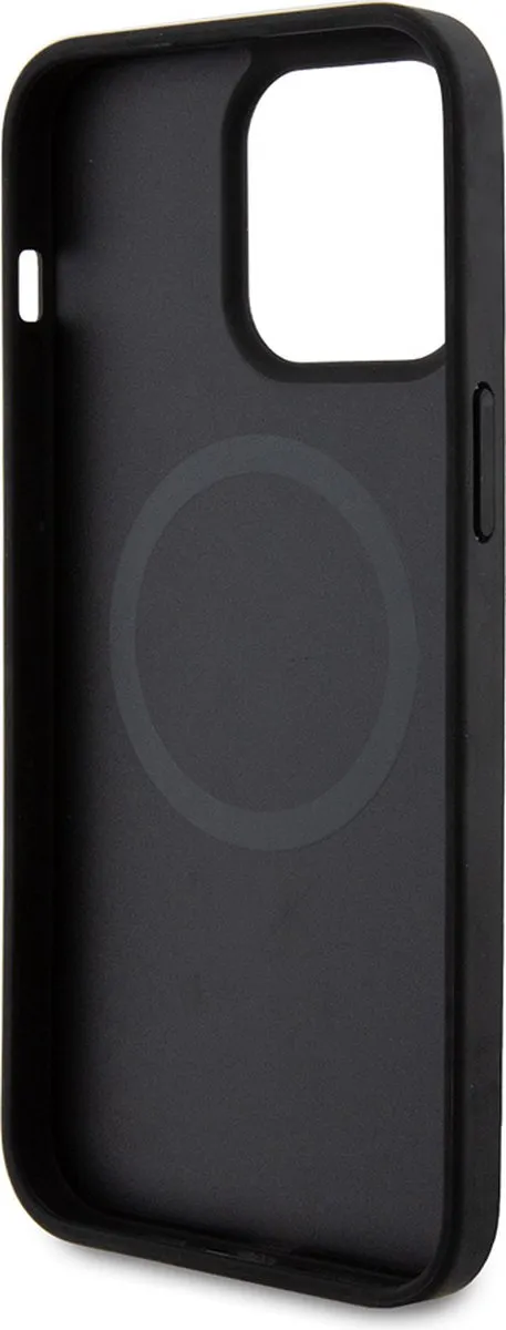 Ferrari iPhone 15 Pro Max Hoesje - Effen Zwart - MagSafe