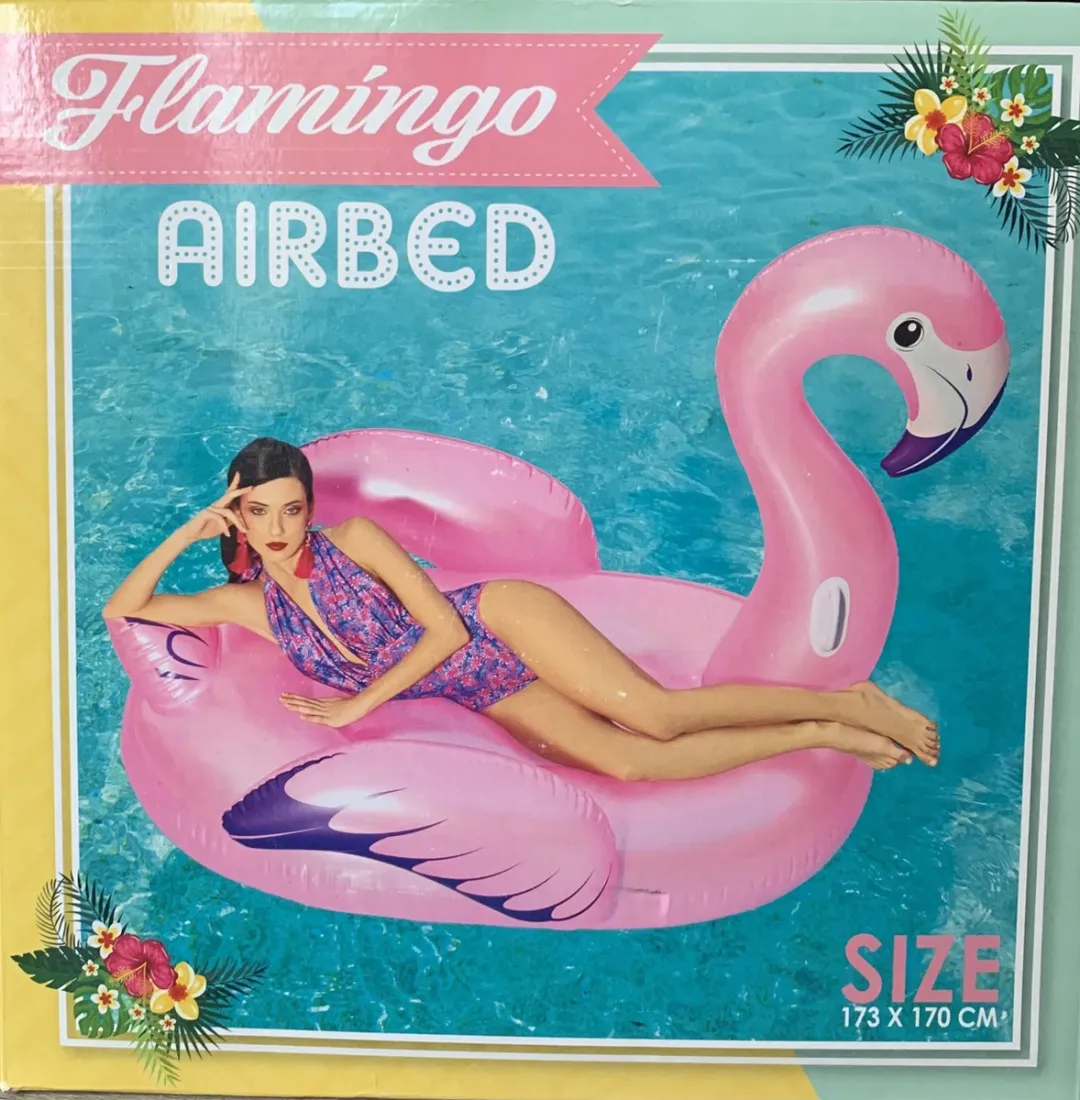 Bestway Opblaasbare Flamingo 174x140cm - Roze