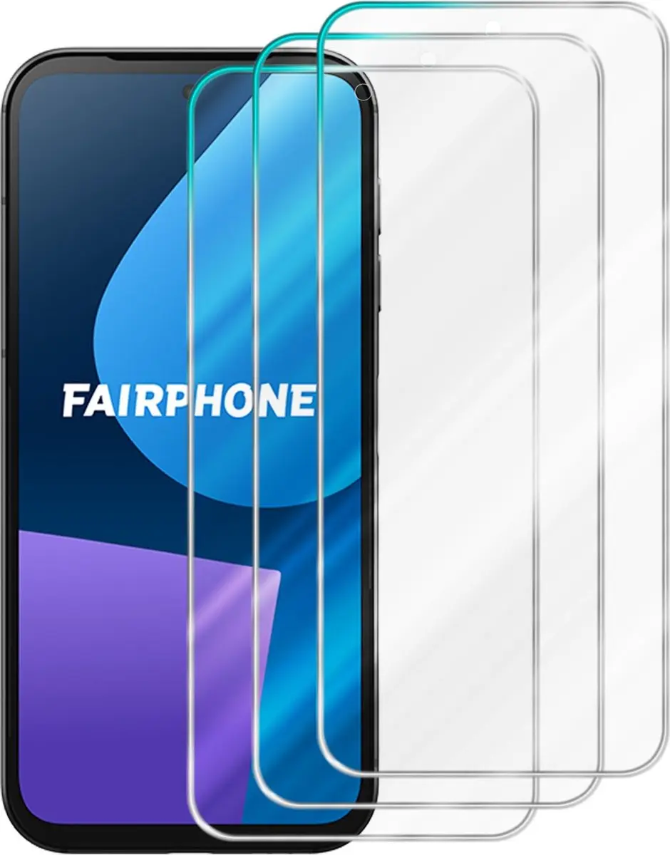 Cadorabo 3x Screenprotector geschikt voor Fairphone 5