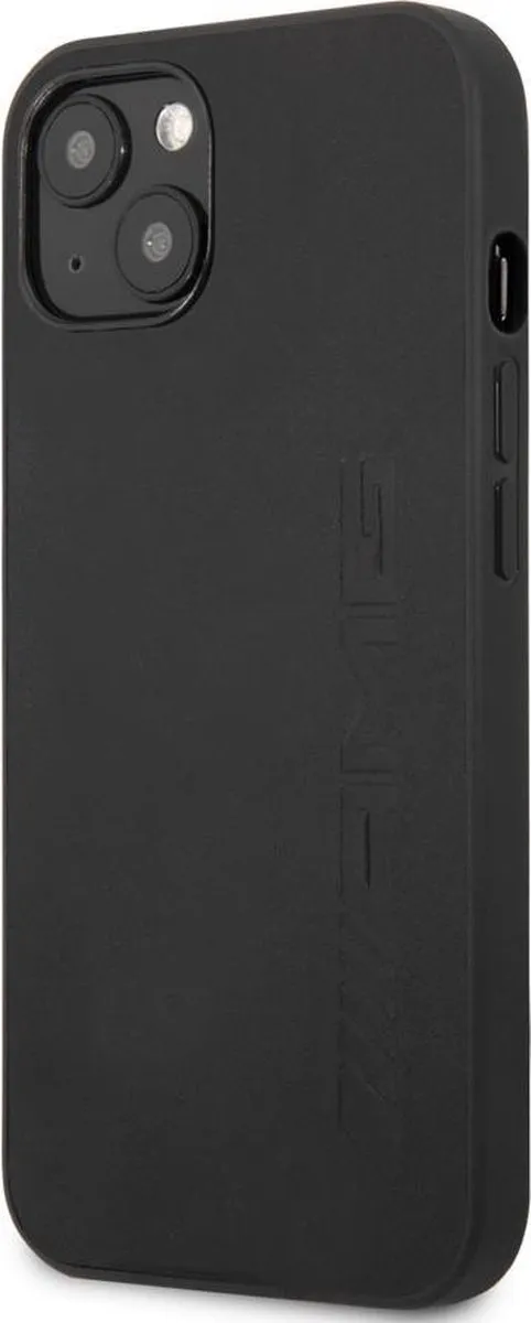 Mercedes-Benz iPhone 13 Mini Hoesje - Effen Zwart - afbeelding 6 van 6