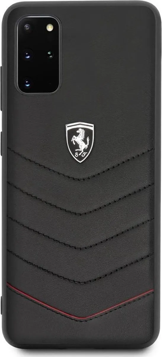 Ferrari Samsung Galaxy S20+ Hoesje - Effen Zwart - afbeelding 6 van 6